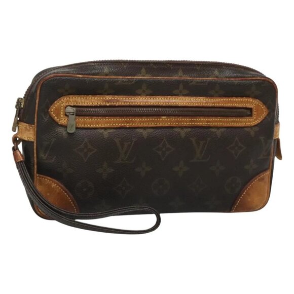 LOUIS VUITTON Monogram Marly Dragonne GM Clutch Bag - Picture 1 of 15
